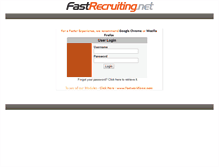 Tablet Screenshot of fastrecruiting.net